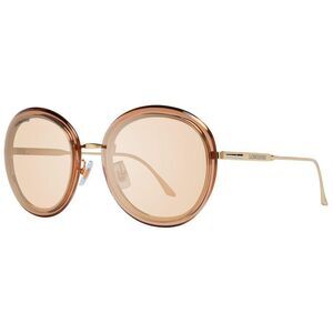 Longines Metal Frame Sunglasses with Tinted Lenses Women Brown